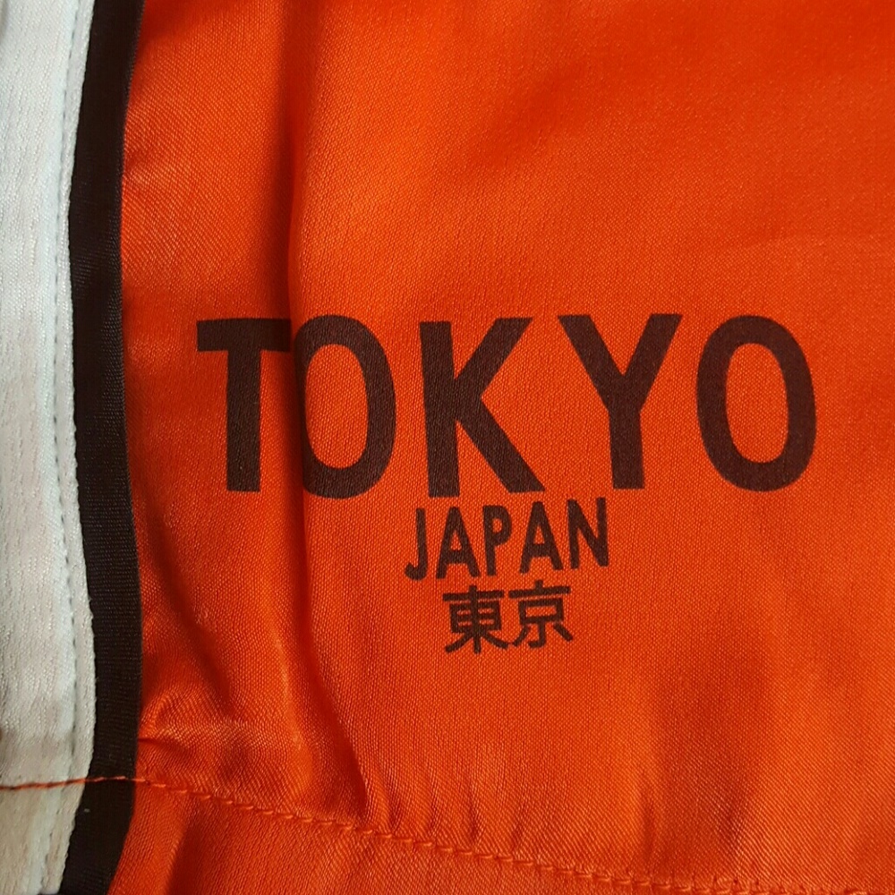 Forever 21 Orange Silk Shorts - Picture 3 of 4